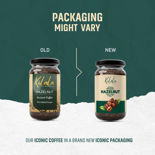 HAZELNUT FLAVOURED INSTANT COFFEE - 60 GM