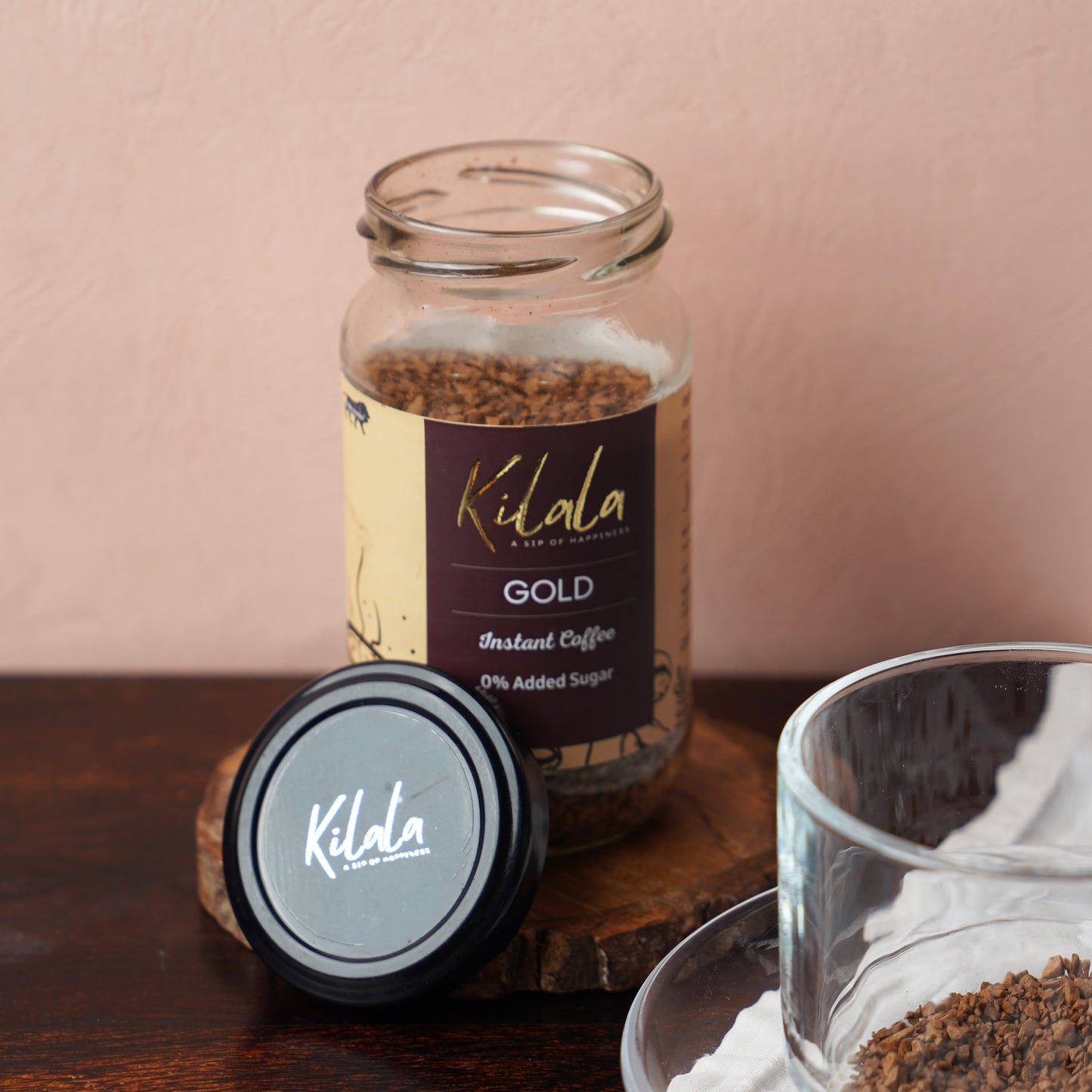 Kilala Gold Freeze Dried Premium Coffee | 100% Arabica | 50 Gm | BULK PACK OF 40 PCS