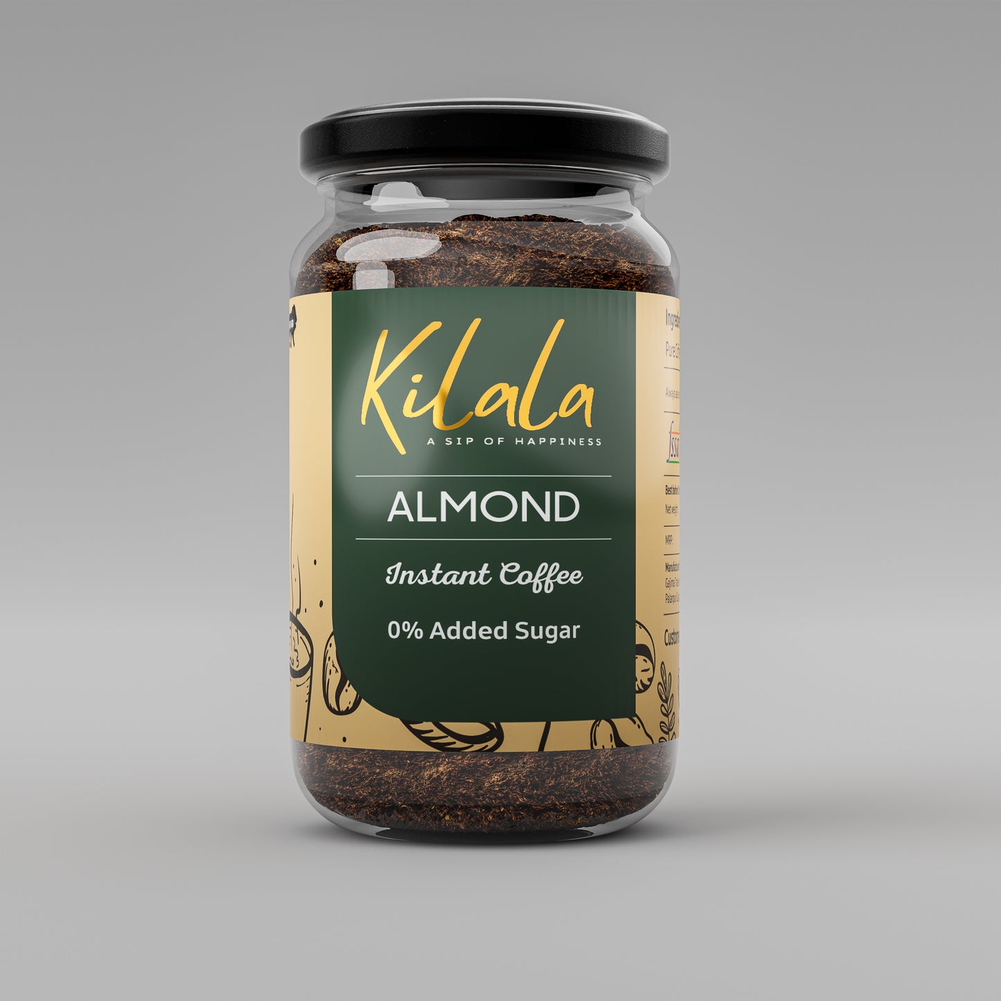 ALMOND FLAVOURED INSTANT COFFEE - 60 GM