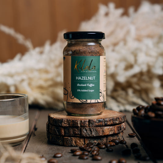 HAZELNUT FLAVOURED INSTANT COFFEE - 60 GM